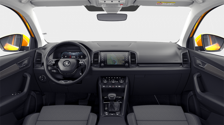 Škoda Karoq, 1,5 TSI 110 kW 7-stup. automat., barva oranžová