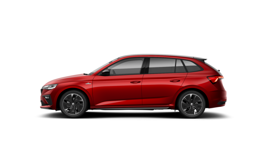 Škoda Scala, 1,0 TSI 85 kW 7-stup. automat., barva červená