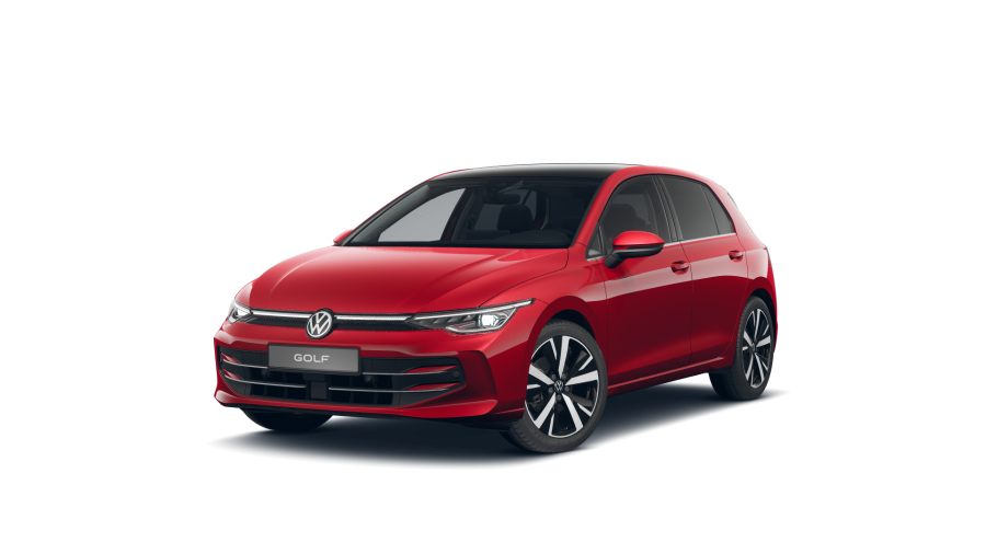 Volkswagen Golf, Golf Style 1,5 eTSI 110 kW 7DSG mHEV, barva červená
