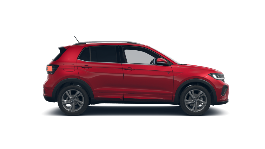 Volkswagen T-Cross, T-Cross R-Line 1.0 TSI 85 kW 7DSG, barva červená