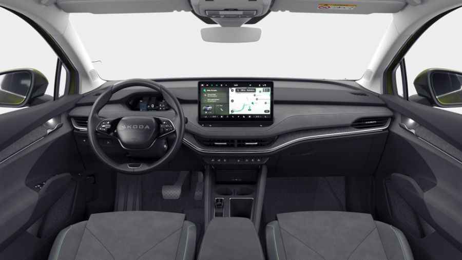 Škoda Enyaq iV, 82 kWh 210,00 kW 1° automatická 4x4, barva zelená