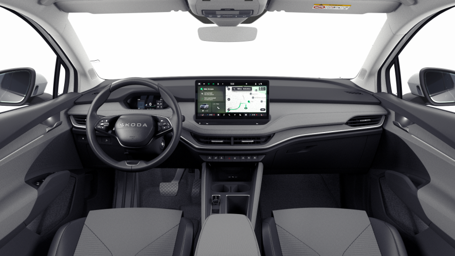 Škoda Enyaq iV, 63 kWh 150 kW 1° automatická, barva bílá