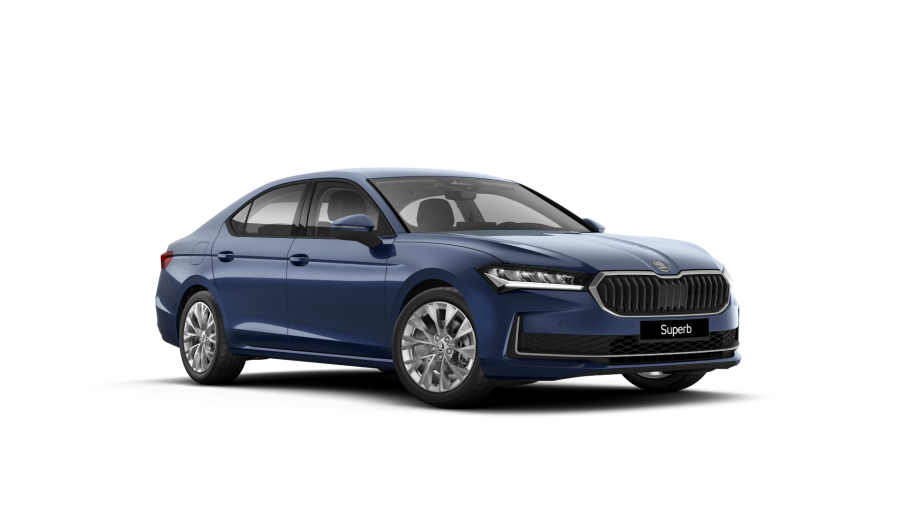 Škoda Superb, 2,0 TDI 110 kW 7-stup. automat., barva modrá