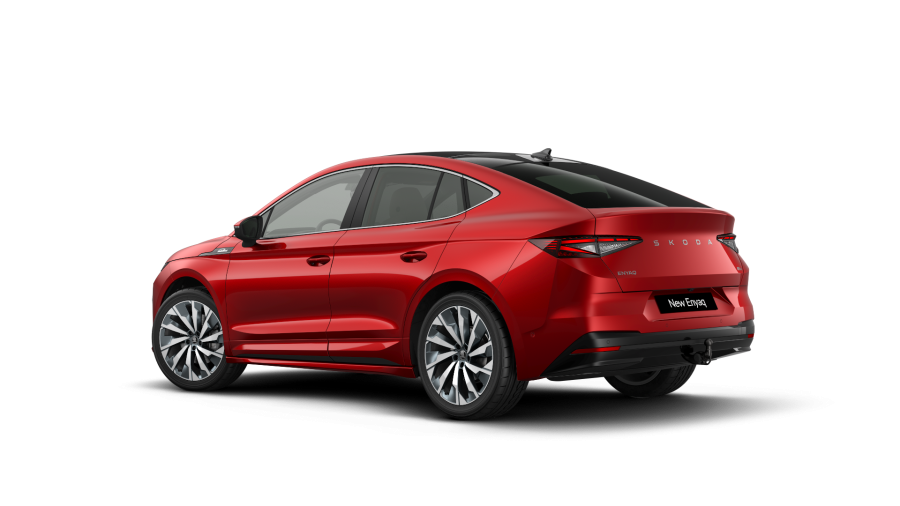 Škoda Enyaq iV, 82 kWh 210 kW 1° automatická 4x4, barva červená