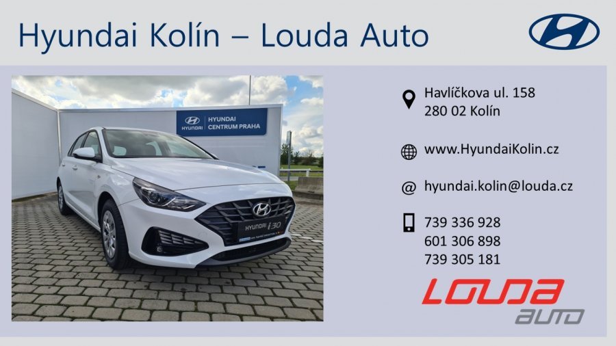 Hyundai i30, 1,5i CVVT 81 kW (95 NAT) 6 st. man, barva bílá