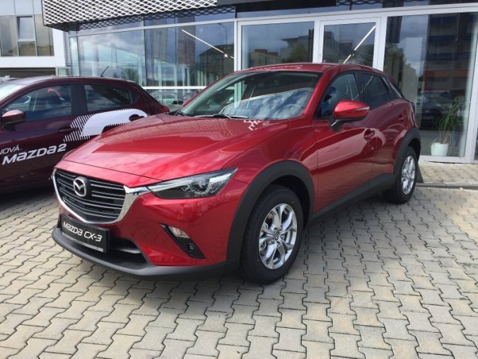 Mazda CX-3, 2,0 Skyactiv-G120, barva červená