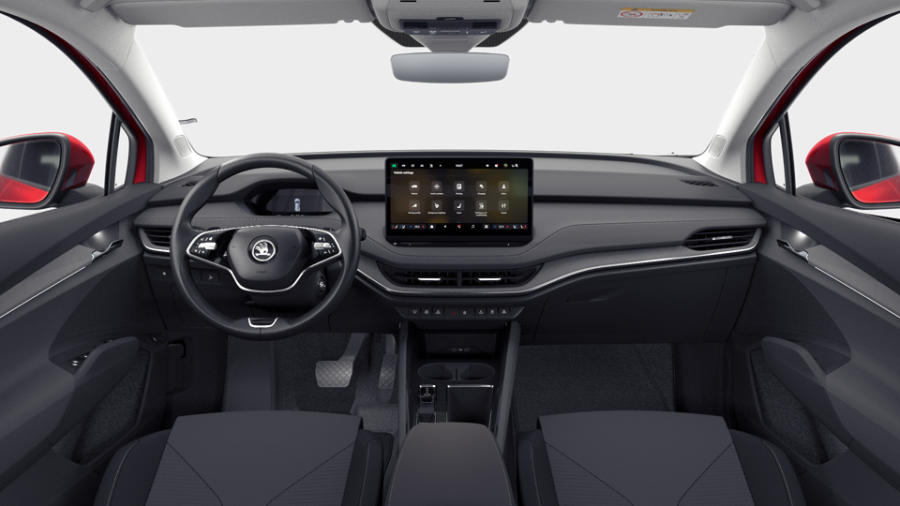 Škoda Enyaq iV, 55 kWh 125,00 kW 1-stup. automat., barva červená