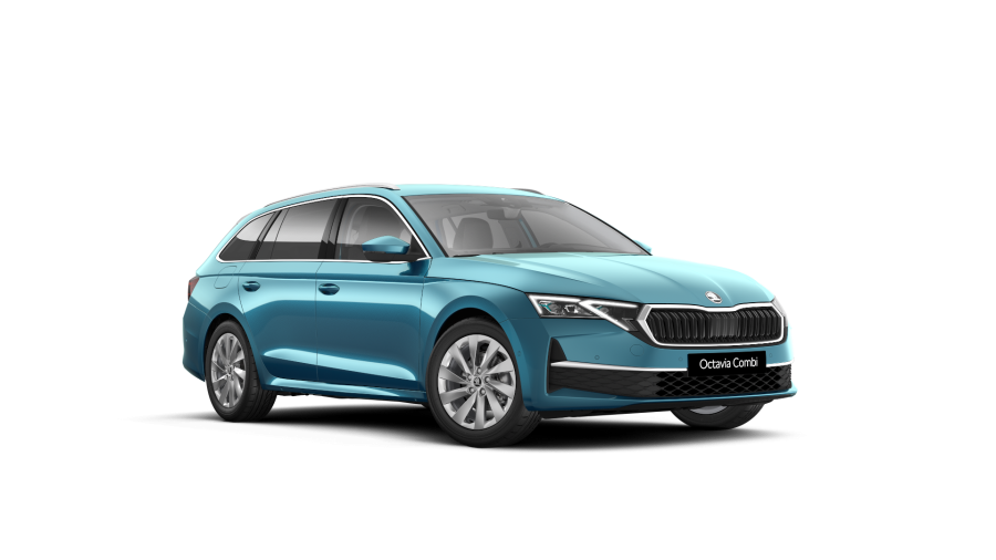 Škoda Octavia, 1,5 TSI 110 kW 6-stup. mech., barva modrá