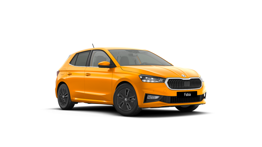 Škoda Fabia, 1,0 TSI 85 kW 6° manuální, barva oranžová