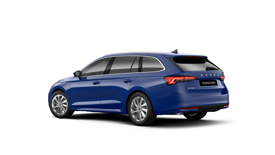 Škoda Octavia, 1,5 TSI Hybrid 110 kW 7° automatická DSG, barva modrá