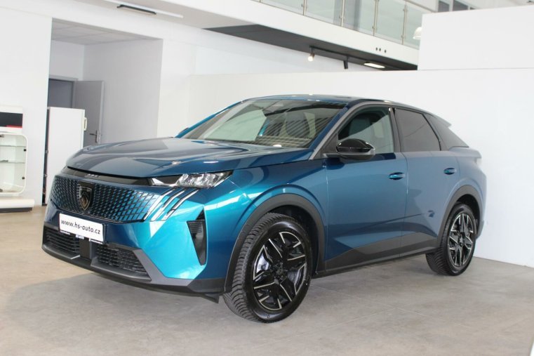 Peugeot 3008, Peugeot 3008 Allure Hybrid 136 e-DCS6, barva modrá