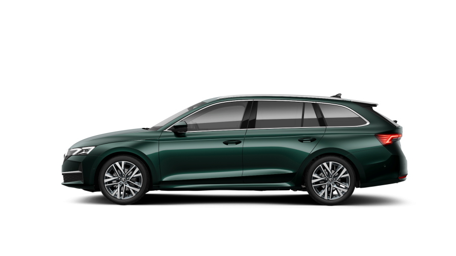 Škoda Octavia, 1,5 TSI m-HEV 110 kW 7° automatická DSG, barva zelená