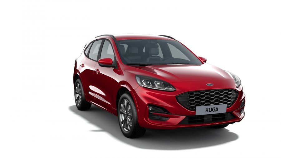 Ford Kuga, ST-Line, 5dveřová, 1.5 EcoBoost 110 kW/150 k, 6st. manuální, barva červená