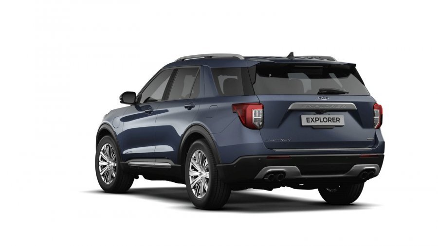 Ford Explorer, Platinum, 5dveřová, 3.0 EcoBoost 336 kW/457 k, 10st. automatická, 4WD, barva modrá