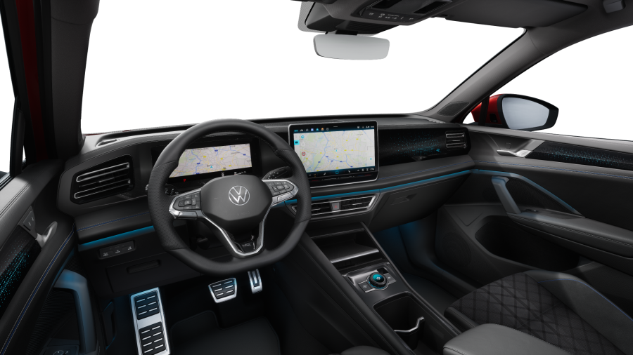 Volkswagen Tiguan, Tiguan R-Line 1,5 eTSI 110 kW mHEV, barva červená