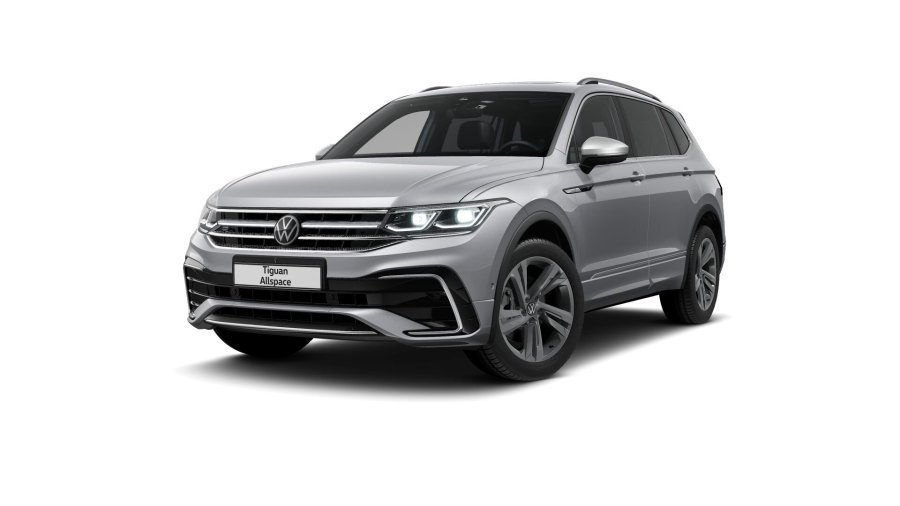 Volkswagen Tiguan Allspace, Allspace R-Line 2,0 TDI 147 kW 4M 7DSG, barva stříbrná