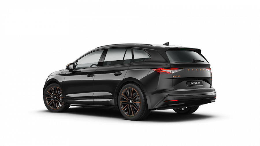 Škoda Enyaq iV, 82 kWh 195 kW 1° převodovka 4x4, barva černá