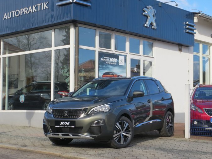 Peugeot 3008, ALLURE 1.2 PureTech 130 S&S EAT8, barva šedá