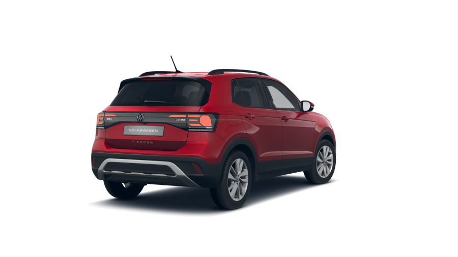 Volkswagen T-Cross, T-Cross People 1.0 TSI 70 kW 5G, barva červená