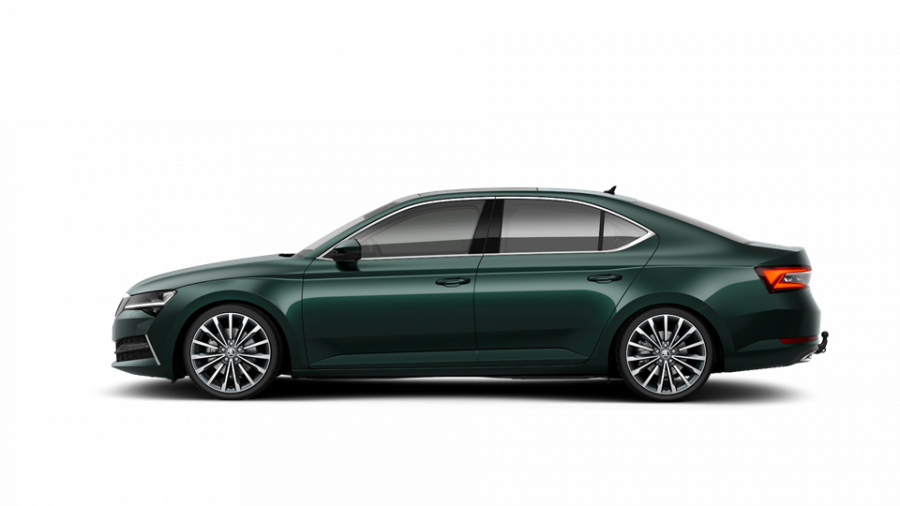 Škoda Superb, 2,0 TDI 147 kW 7-stup. automat. 4x4, barva zelená