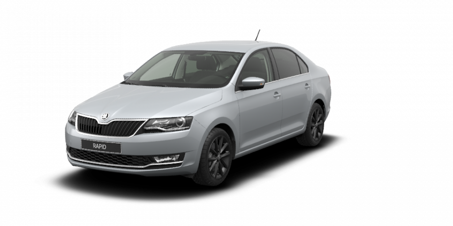 Škoda Rapid, 1,0 TSI 81 kW 6-stup. mech., barva stříbrná