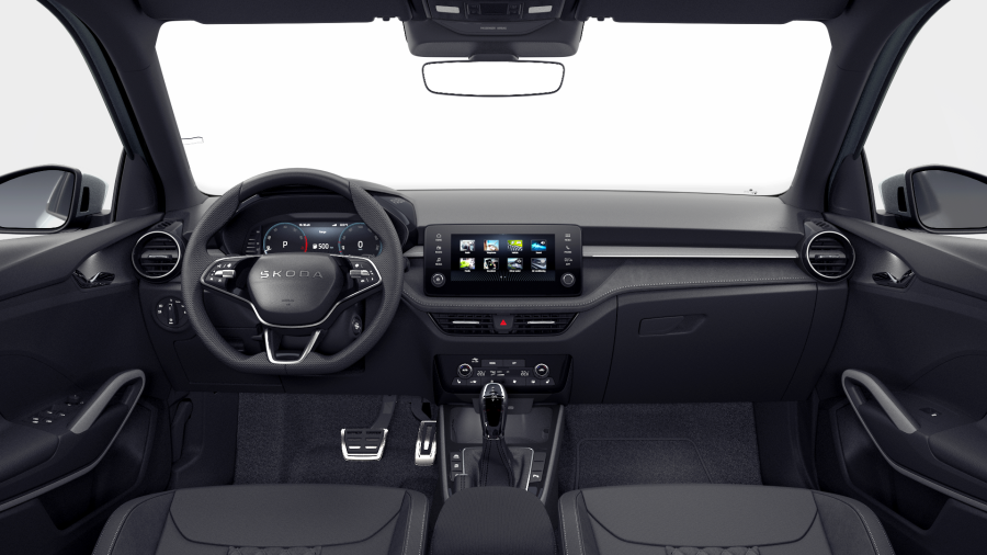 Škoda Fabia, 1,5 TSI 110 kW 7° automatická DSG, barva stříbrná