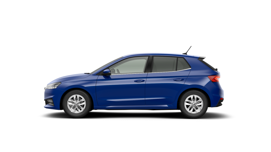 Škoda Fabia, 1,0 TSI 85 kW 6° manuální, barva modrá