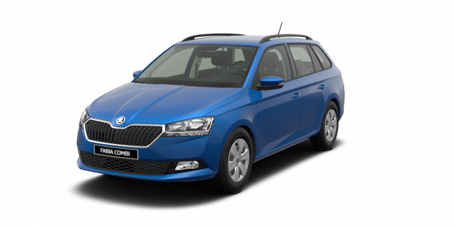 Škoda Fabia, 1,0 TSI 70 kW 5-stup. mech., barva modrá