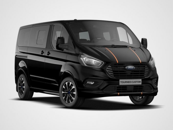 Ford Tourneo Custom, 2.0 EcoBlue, barva černá