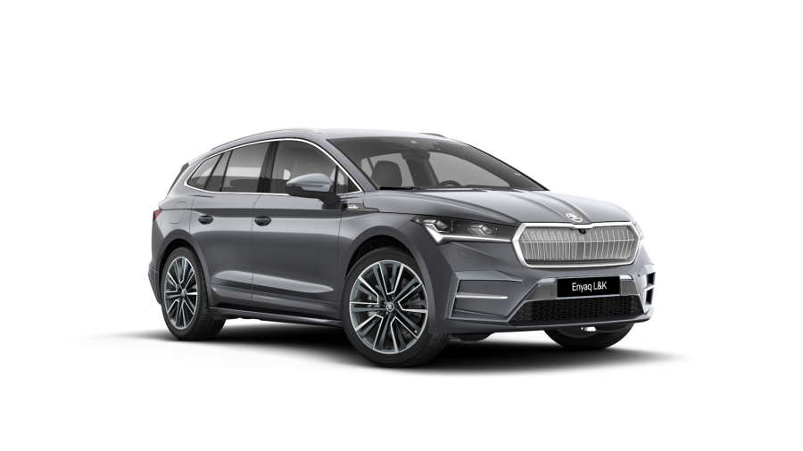 Škoda Enyaq iV, 82 kWh 210,00 kW 1-stup. automat. 4x4, barva šedá