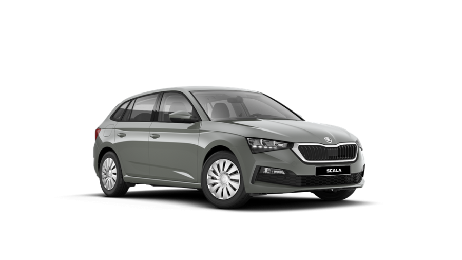 Škoda Scala, 1,0 TSI 70 kW 5-stup. mech., barva šedá