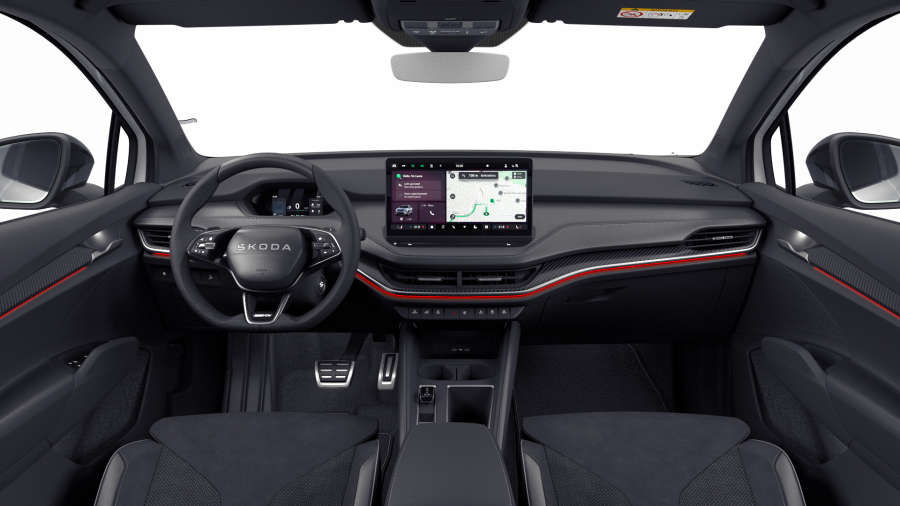 Škoda Enyaq iV, 82 kWh 1-stup. automat., barva bílá