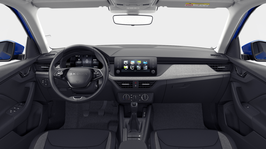Škoda Scala, 1,0 TSI 70 kW 5° manuální, barva modrá