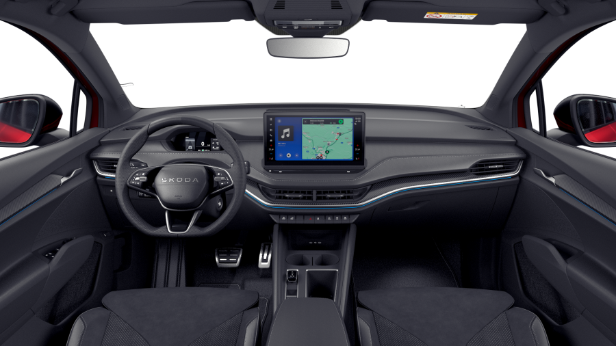 Škoda Elroq, 61 kWh 140 kW 1° převodovka, barva červená