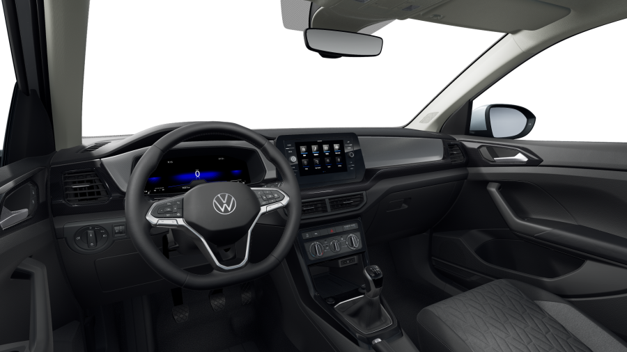 Volkswagen T-Cross, T-Cross People 1.0 TSI 70 kW 5G, barva stříbrná