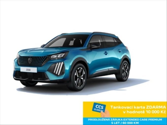 Peugeot 2008, Peugeot 2008 1,2 ALLURE Hybrid 145 e-DCS6, barva modrá