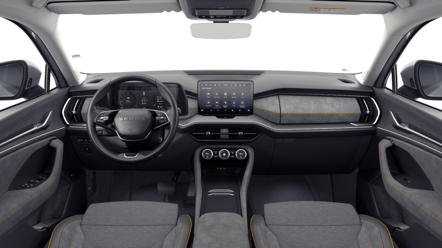 Škoda Kodiaq, 2,0 TDI 142 kW 7° automatická DSG 4x4, barva stříbrná