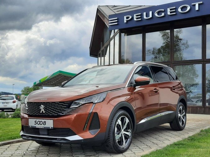 Peugeot 5008, ALLURE PACK 1.5 BHDi 130k M6, barva oranžová