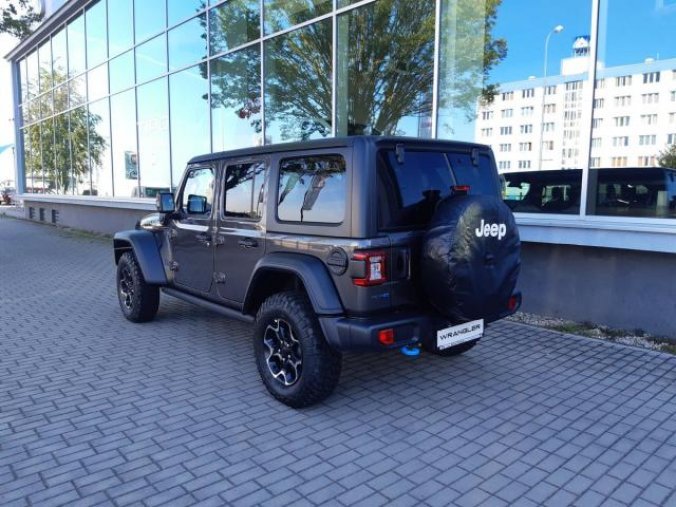 Jeep Wrangler, 2,0T PHEV 380 PS Rubicon, barva šedá