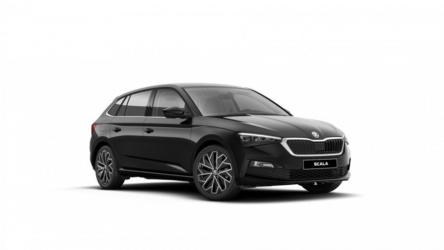 Škoda Scala, 1,5 TSI 110 kW 6-stup. mech., barva černá