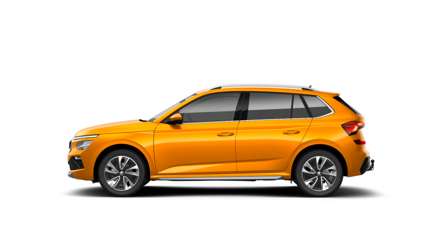Škoda Kamiq, 1,0 TSI 85 kW 6° manuální, barva oranžová