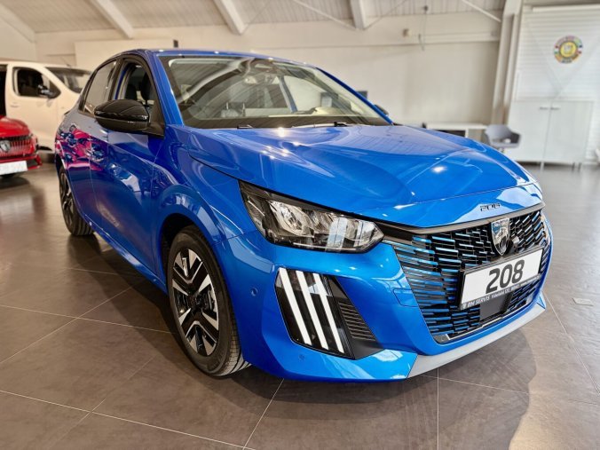Peugeot 208, Peugeot 208 ALLURE Turbo 100 MAN6 - KAMERY - ZÁRUKA 7LET/80.000KM - 2723, barva modrá