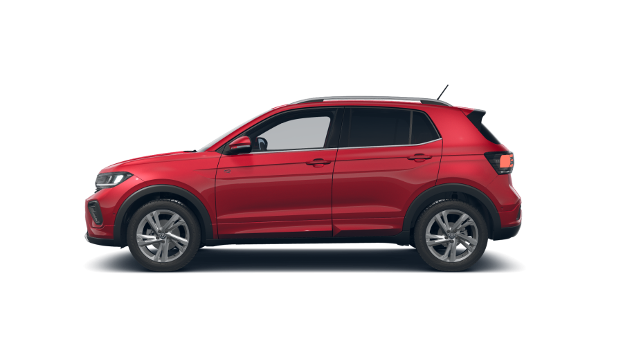 Volkswagen T-Cross, T-Cross R-Line 1.0 TSI 85 kW 7DSG, barva červená