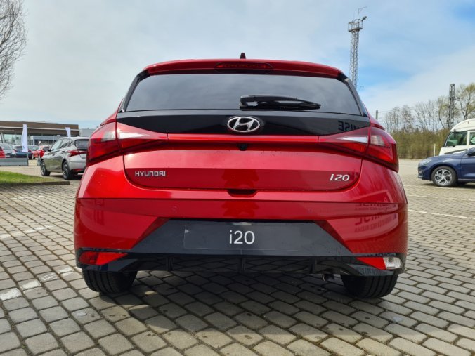 Hyundai i20, 1,0 T-GDI 74 kW 6st. manuální, barva červená