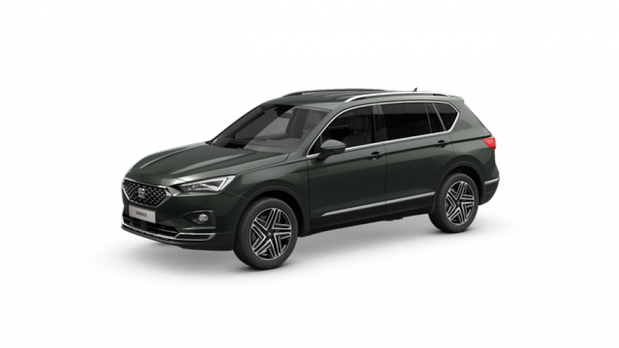 Seat Tarraco, Xcellence 2,0 TSI 190k 4WD DSG, barva zelená