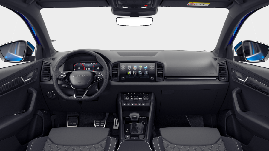 Škoda Karoq, 2,0 TDI 110 kW 7° automatická DSG 4x4, barva modrá