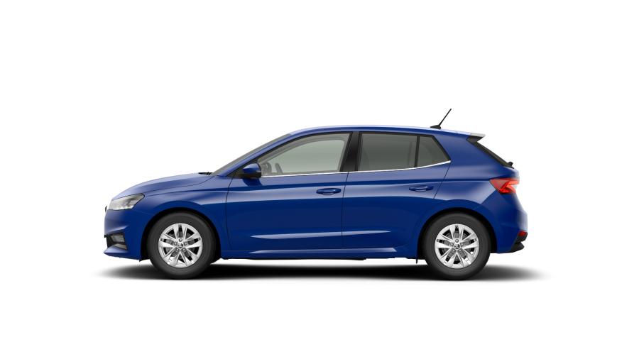 Škoda Fabia, 1,0 TSI 70 kW 5° manuální, barva modrá