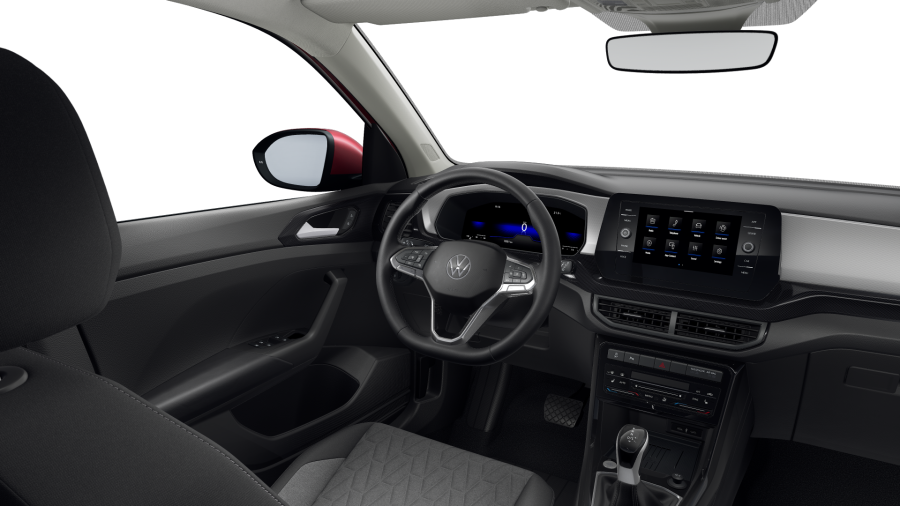 Volkswagen T-Cross, T-Cross People 1.0 TSI 85 kW 7DSG, barva červená