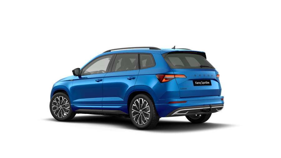 Škoda Karoq, 1,5 TSI 110 kW 6-stup. mech., barva modrá
