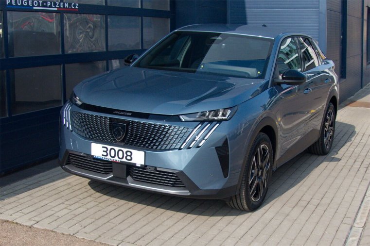 Peugeot 3008, Peugeot 3008 3008 ALLURE Hybrid 145 e-DCS6, barva modrá